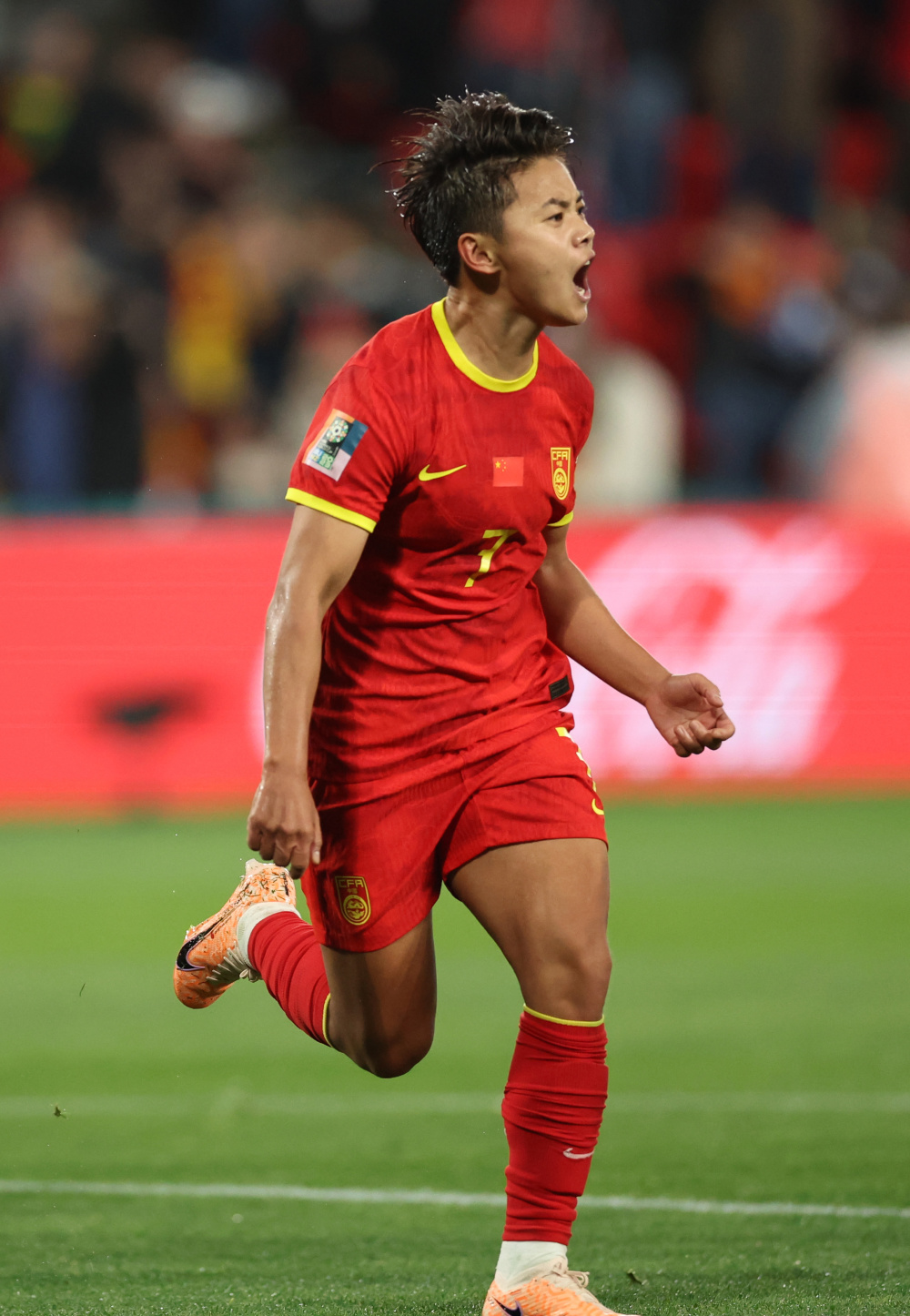 中国女足世界杯资格赛中胜出