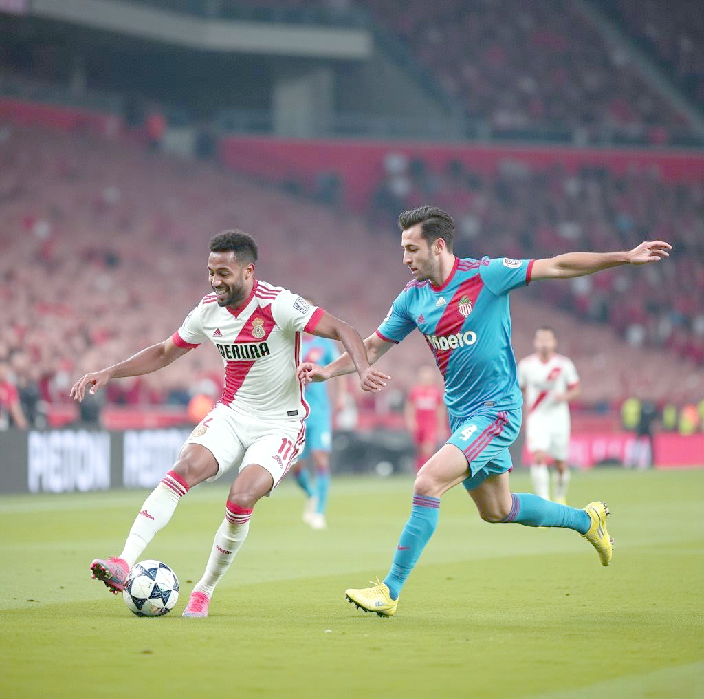 摩纳哥队在比赛中展现出强大的攻击力 摩纳哥队在比赛中展现出强大的攻击力