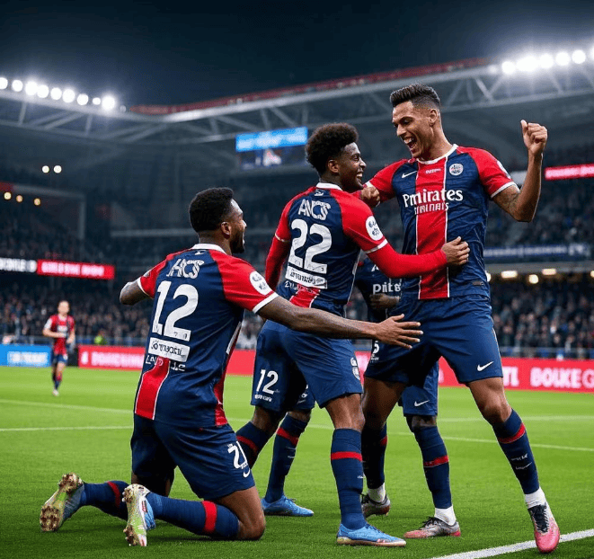 巴黎FC球员群策群力，打出连胜场均强劲实力