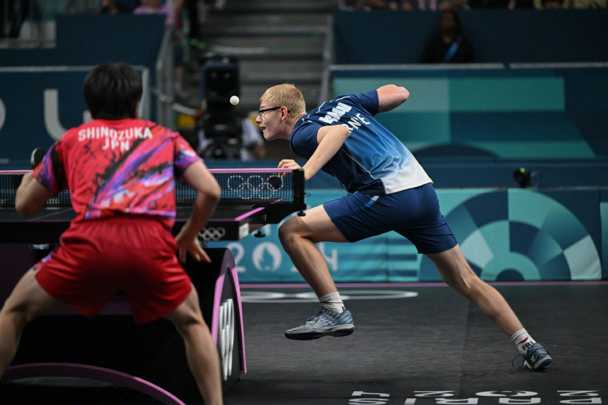 奥地利队绝杀法国队，张本智和高光表现